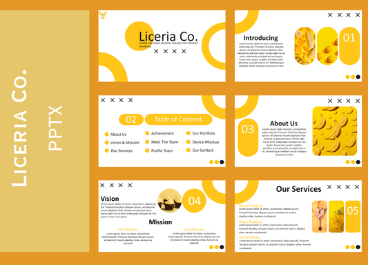 Liceria Co. Photo & Video Creation Services Template