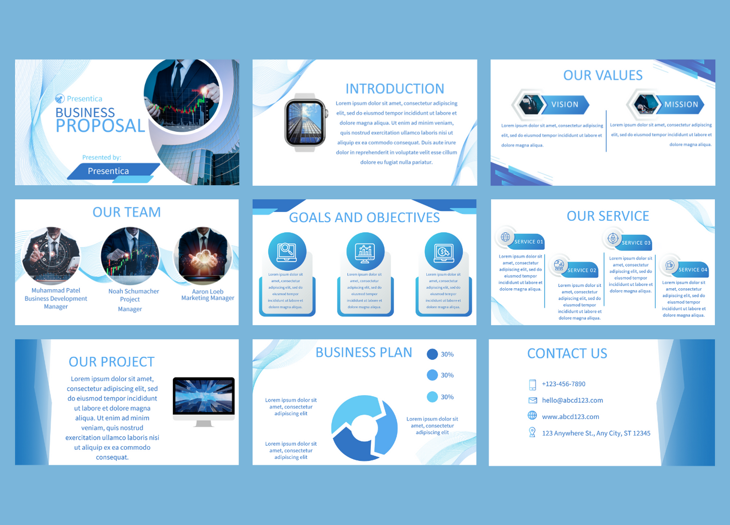 BUSINESS PROPOSAL PowerPoint Template