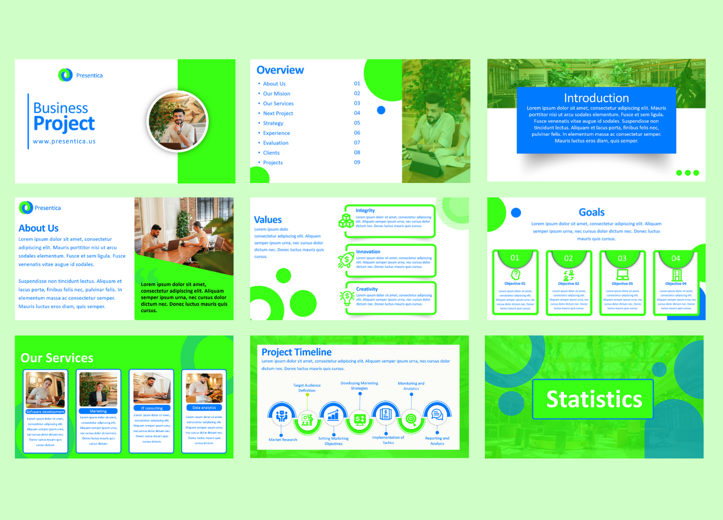 Business Project PowerPoint Template