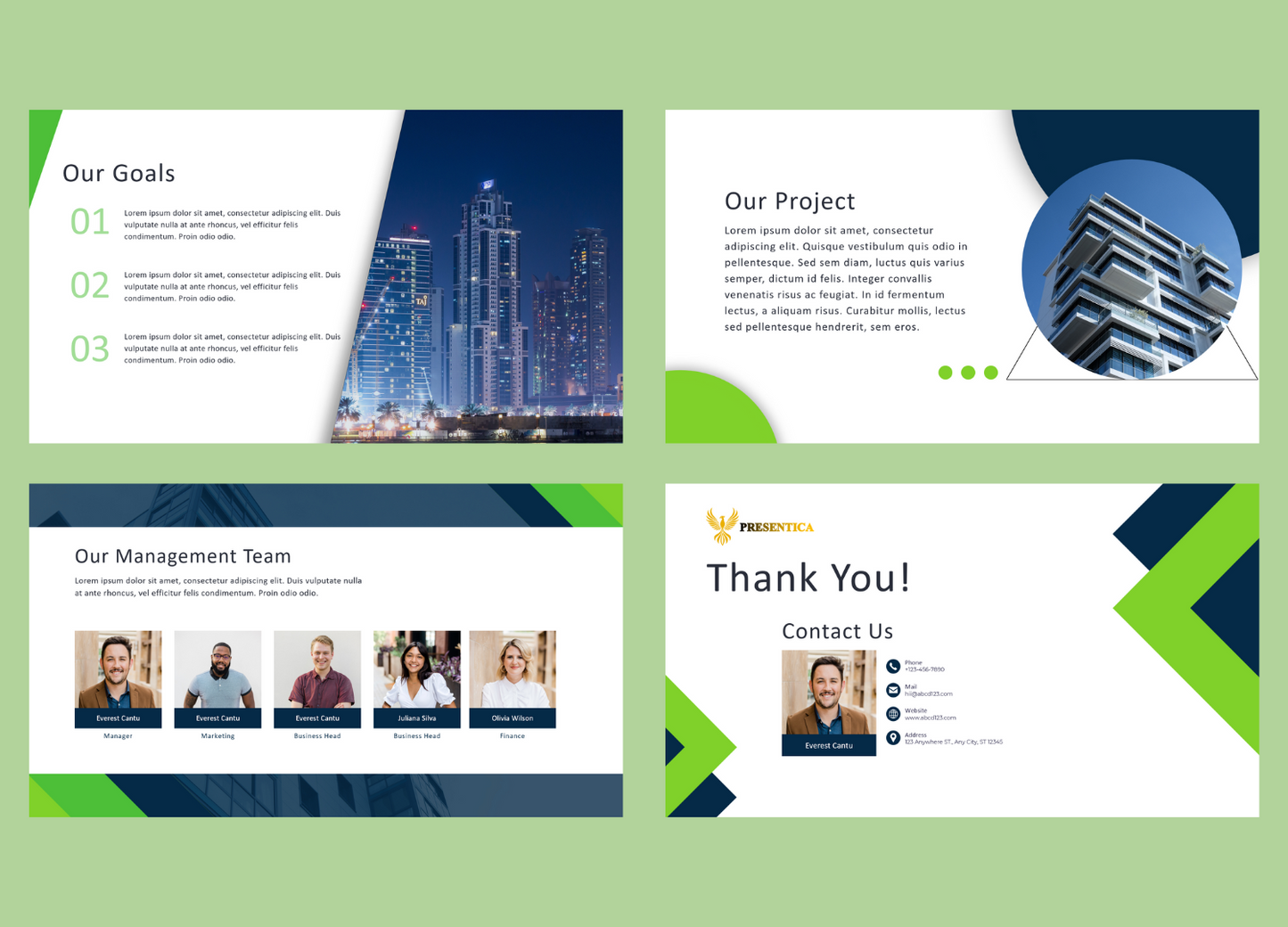 Company Profile Editable PowerPoint Templates