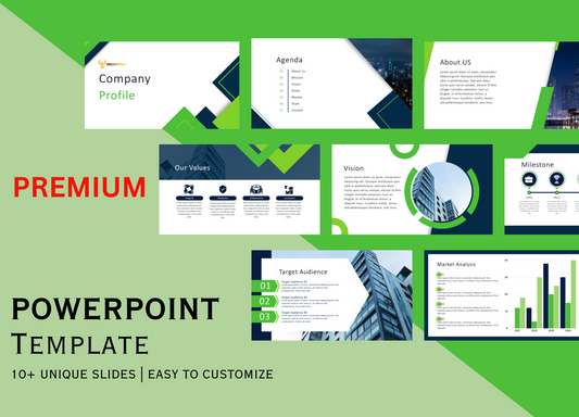 Company Profile Editable PowerPoint Templates