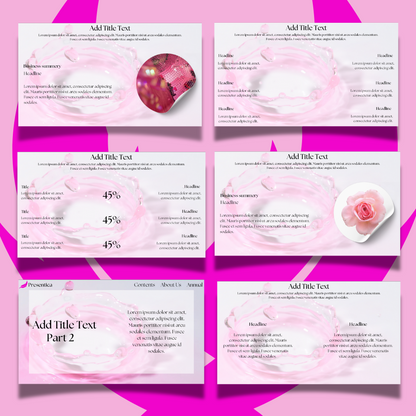 Elegant Pink Canva Template