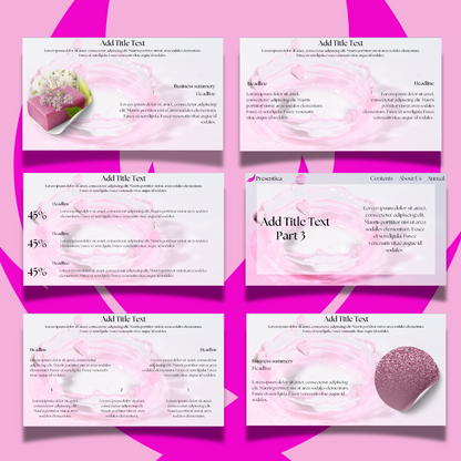 Elegant Pink Canva Template