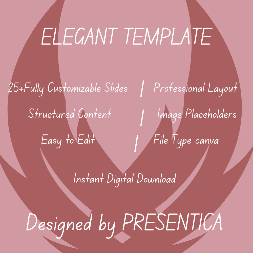 Elegant Canva Template (Chocolate Theme)