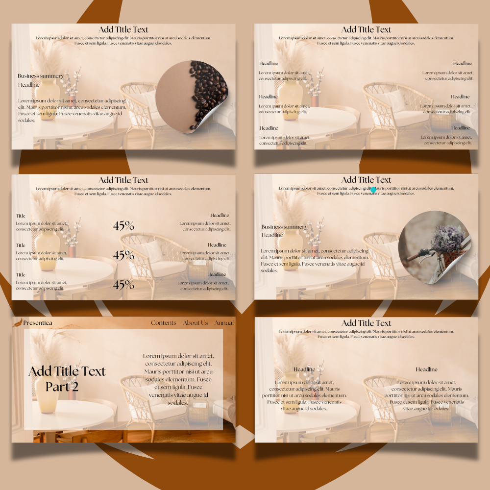 Elegant Canva Template (Brown Theme)