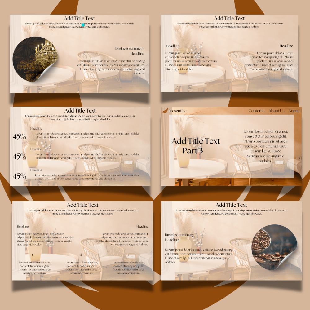 Elegant Canva Template (Brown Theme)