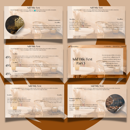 Elegant Canva Template (Brown Theme)