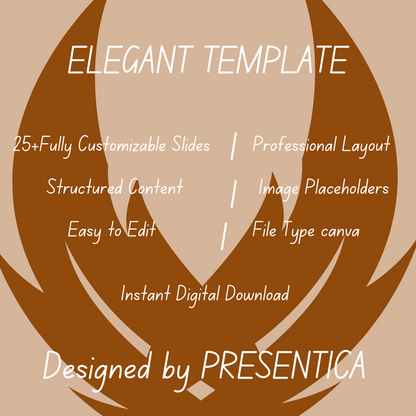 Elegant Canva Template (Brown Theme)
