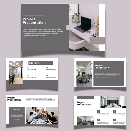 Project Presentation Canva Template