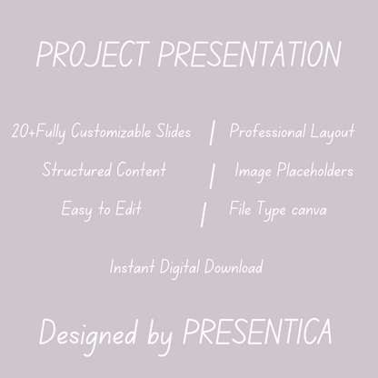 Project Presentation Canva Template