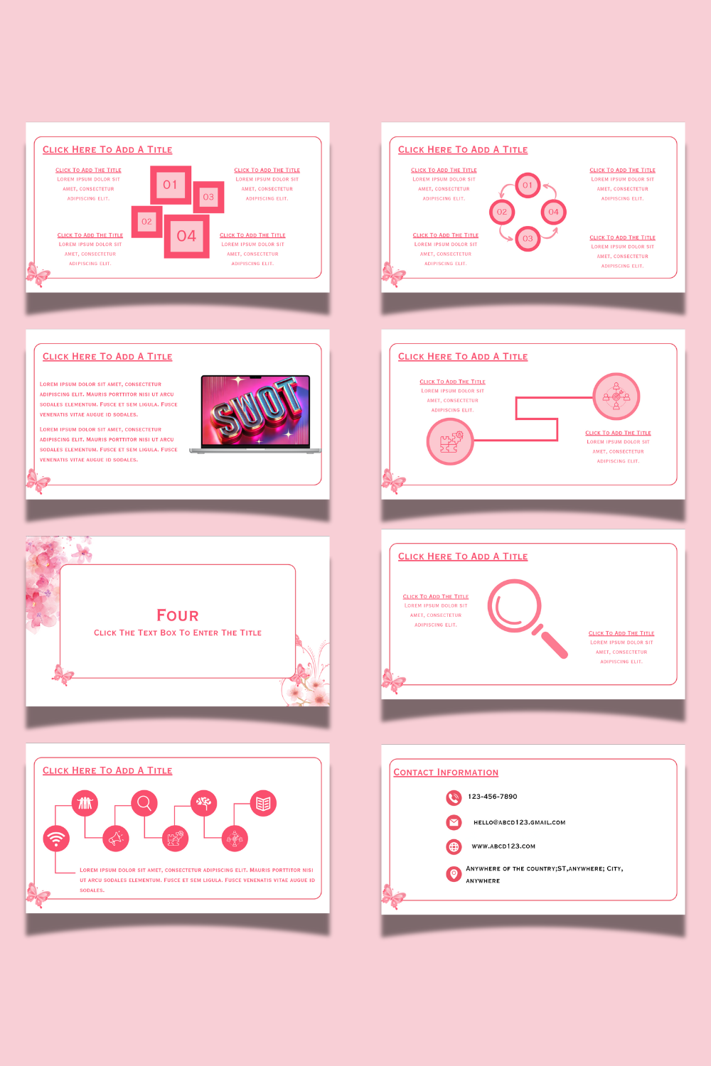 Chinese Template Canva Design (Pink Theme)
