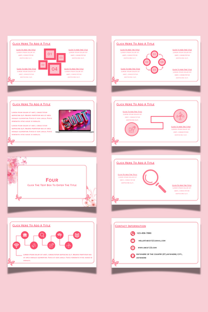 Chinese Template Canva Design (Pink Theme)