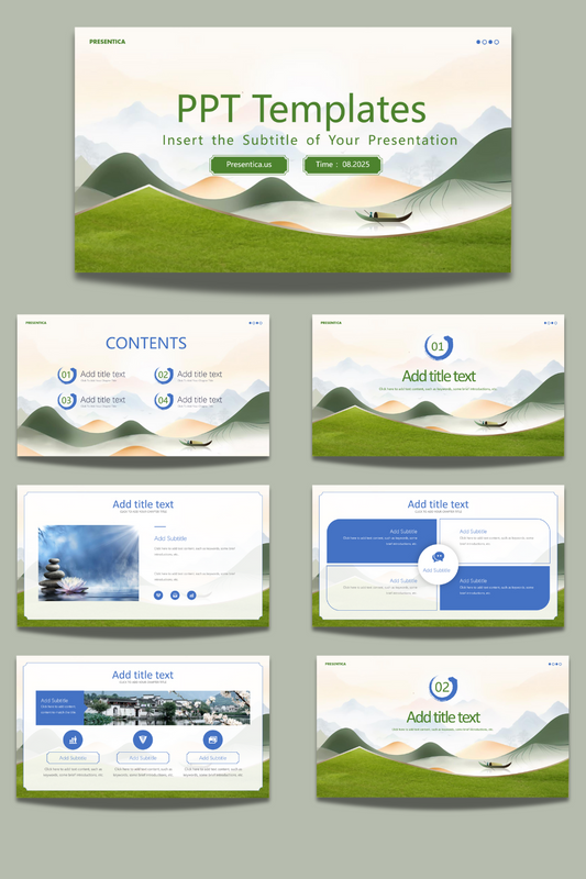 Versatile Green PowerPoint Template