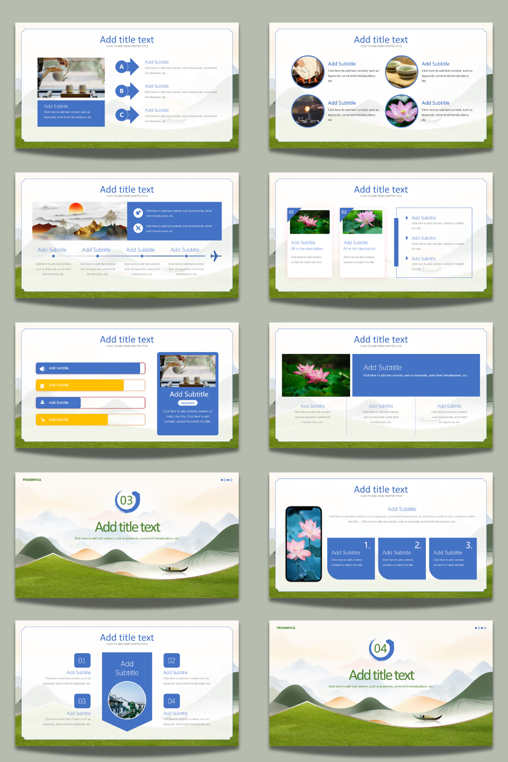 Versatile Green PowerPoint Template