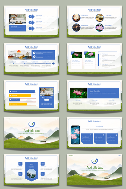 Versatile Green PowerPoint Template
